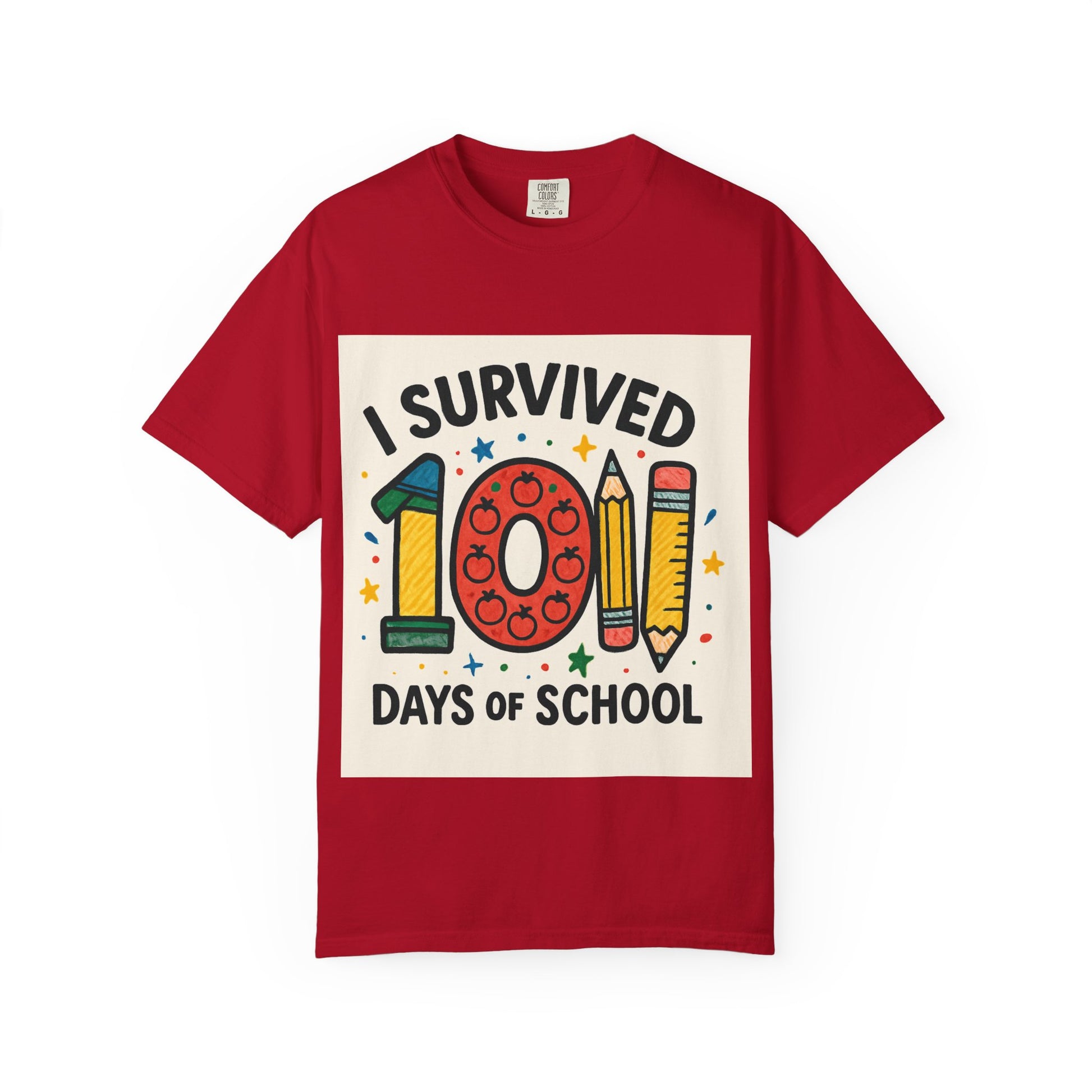 I Survived 100 Days of School T-Shirt, Fun Teacher Gift, Kids Celebration Shirt, Unisex School Milestone Tee, Back to School Apparel