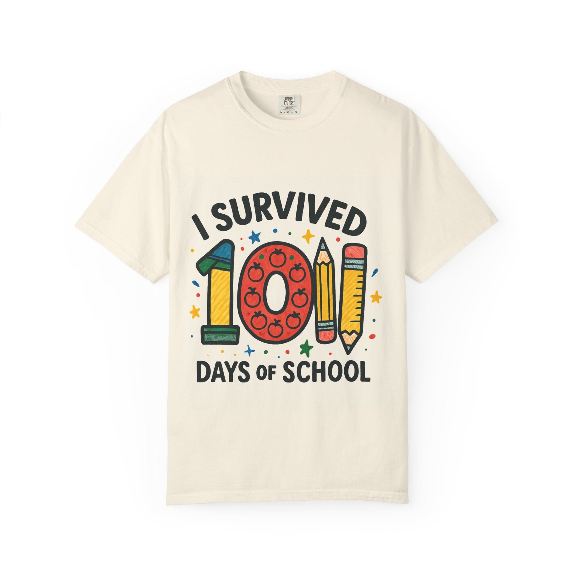 I Survived 100 Days of School T-Shirt, Fun Teacher Gift, Kids Celebration Shirt, Unisex School Milestone Tee, Back to School Apparel