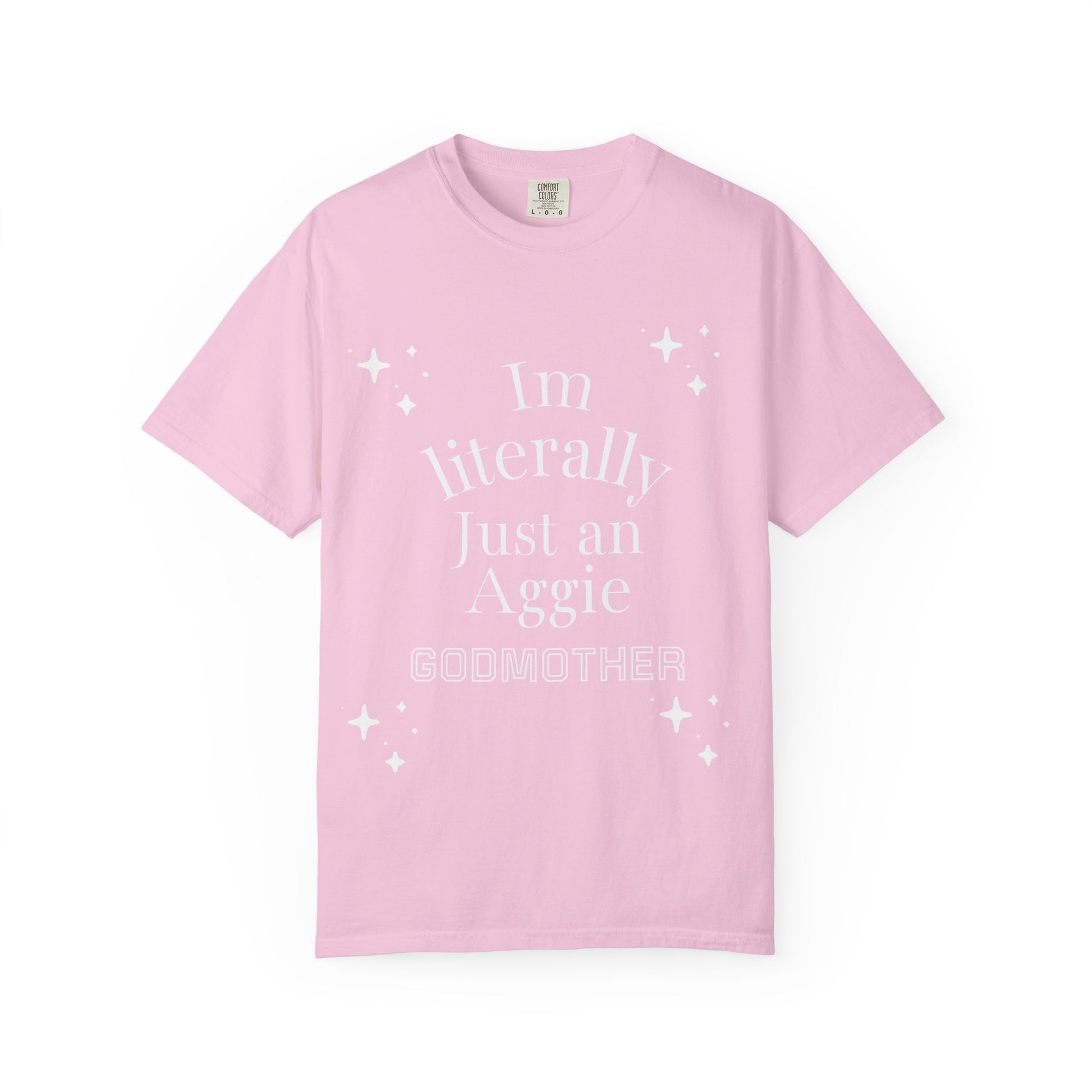 “ I’m Literally just a Aggie GodMother” tee 💙💛