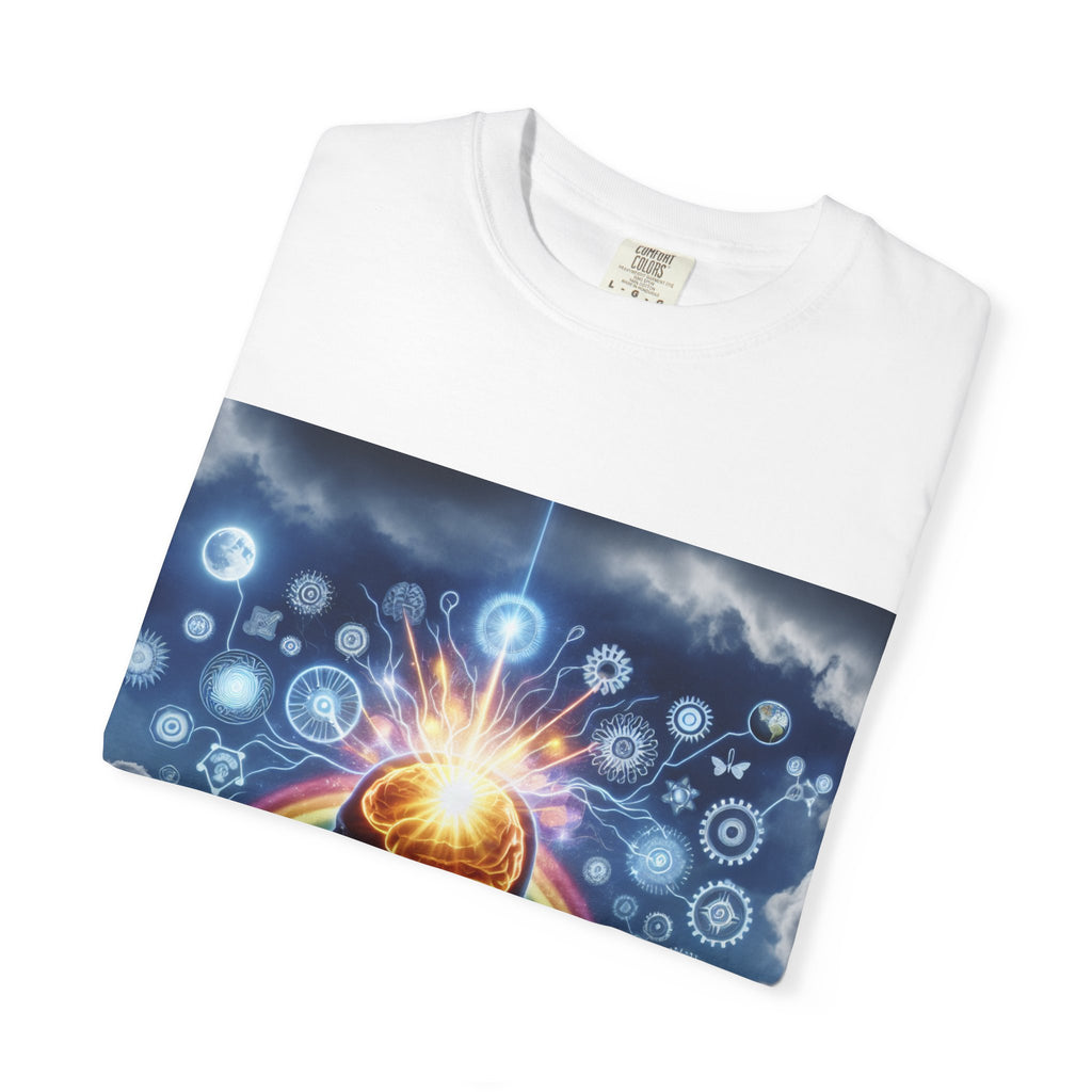 Mindset Is Everything T-Shirt | Unisex Garment-Dyed Tee for Positive Vibes, Spiritual Growth, Mindfulness, Gift for Him/Her