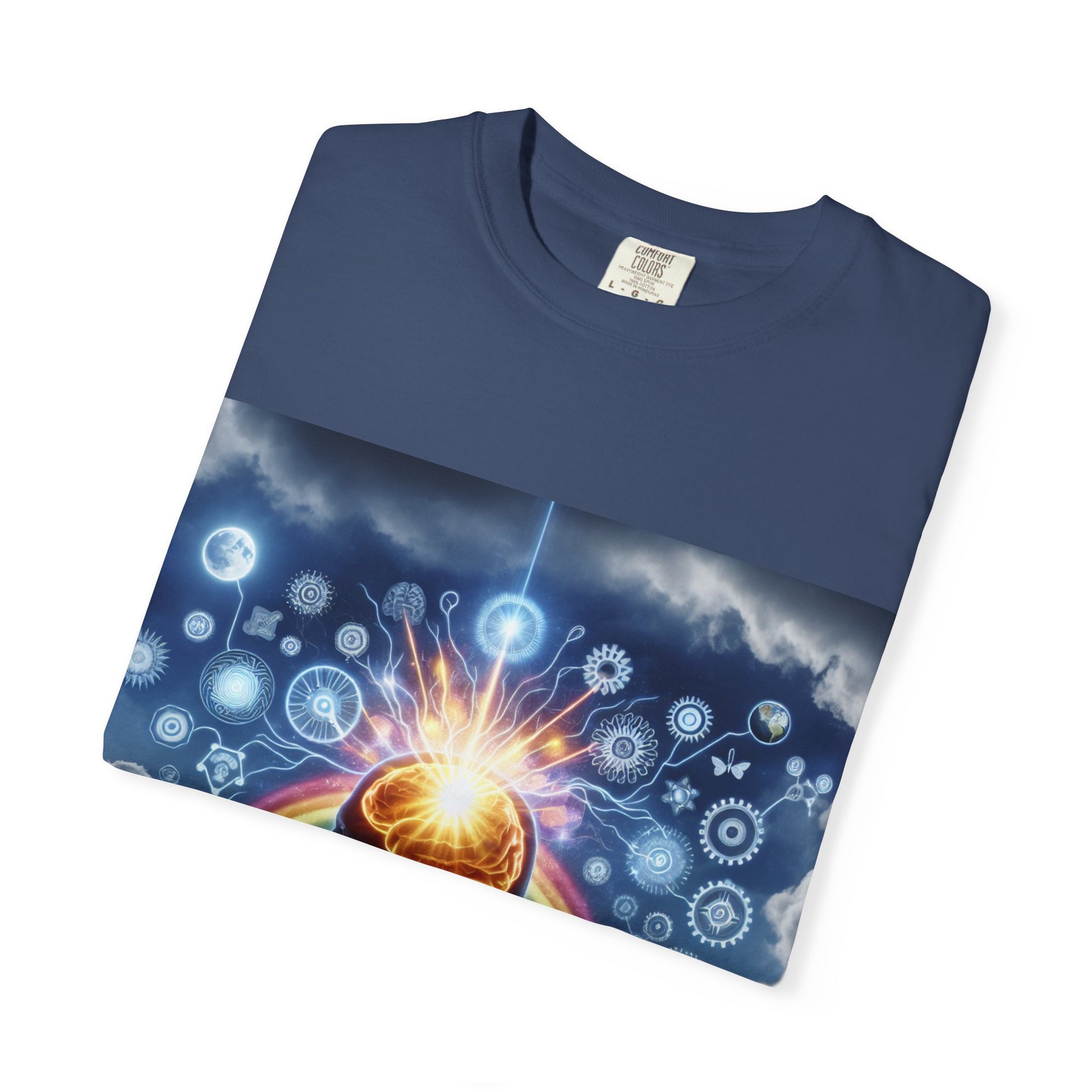 Mindset Is Everything T-Shirt | Unisex Garment-Dyed Tee for Positive Vibes, Spiritual Growth, Mindfulness, Gift for Him/Her