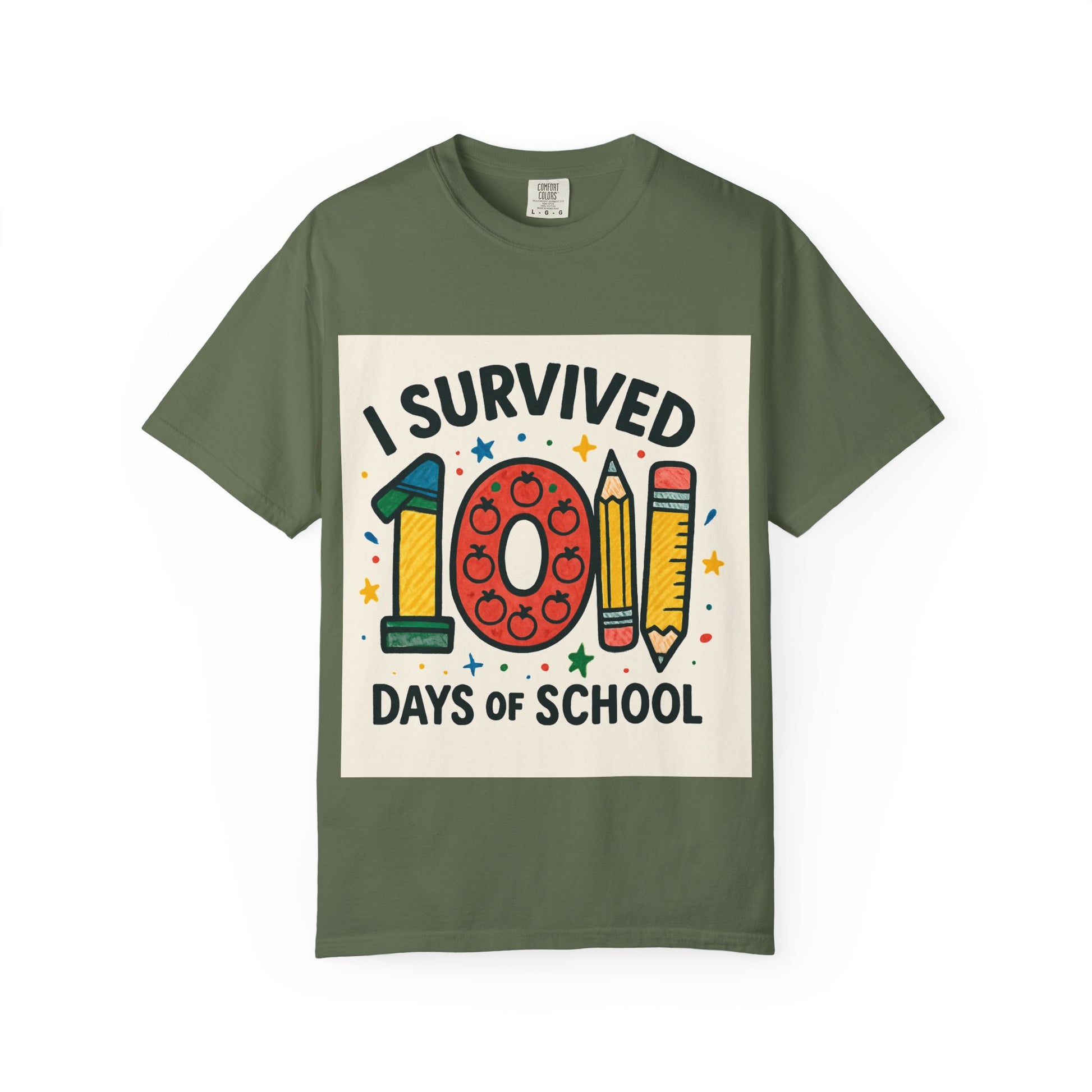 I Survived 100 Days of School T-Shirt, Fun Teacher Gift, Kids Celebration Shirt, Unisex School Milestone Tee, Back to School Apparel