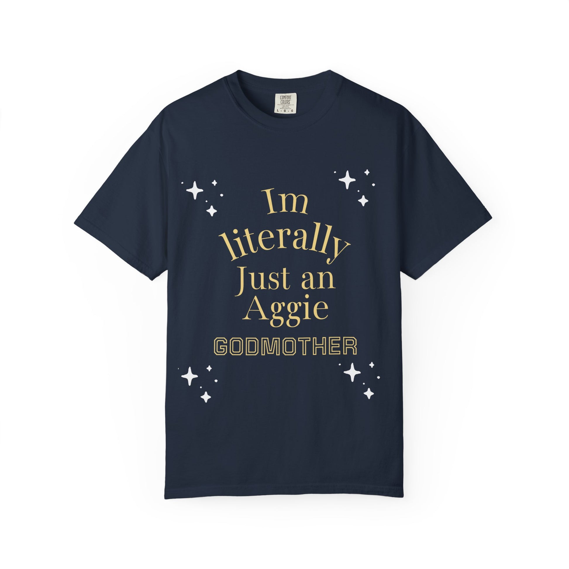 “ I’m Literally just a Aggie GodMother” tee 💙💛