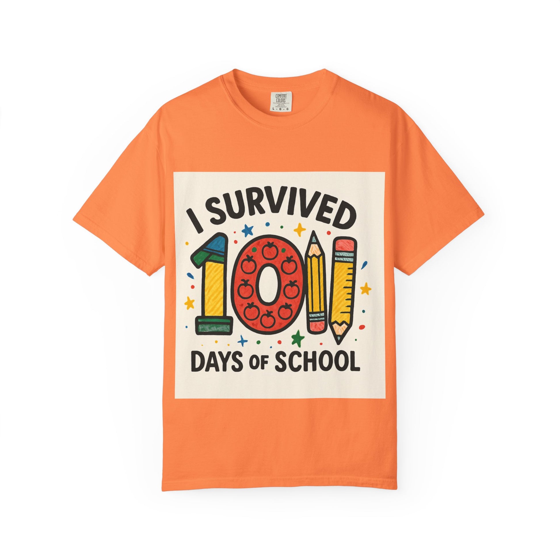 I Survived 100 Days of School T-Shirt, Fun Teacher Gift, Kids Celebration Shirt, Unisex School Milestone Tee, Back to School Apparel