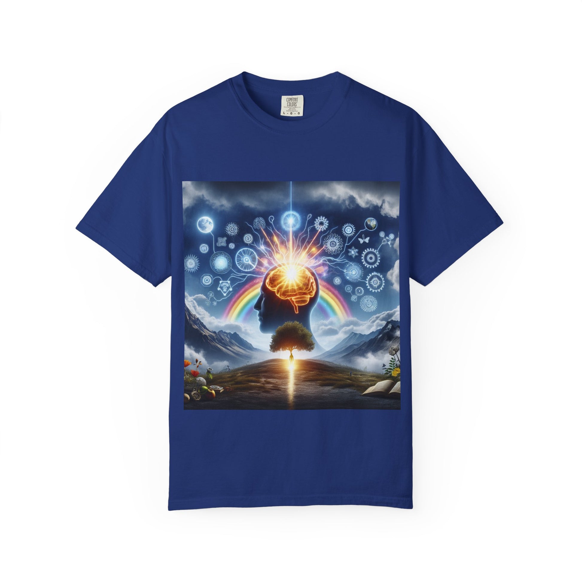 Mindset Is Everything T-Shirt | Unisex Garment-Dyed Tee for Positive Vibes, Spiritual Growth, Mindfulness, Gift for Him/Her