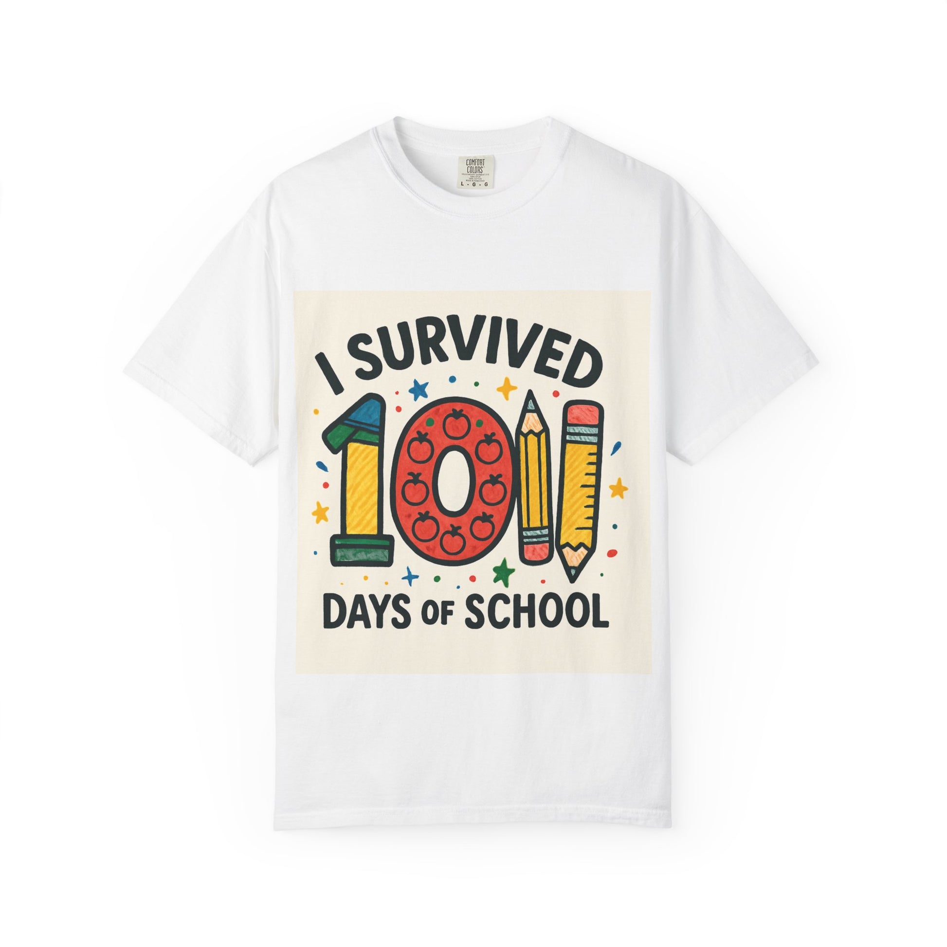 I Survived 100 Days of School T-Shirt, Fun Teacher Gift, Kids Celebration Shirt, Unisex School Milestone Tee, Back to School Apparel