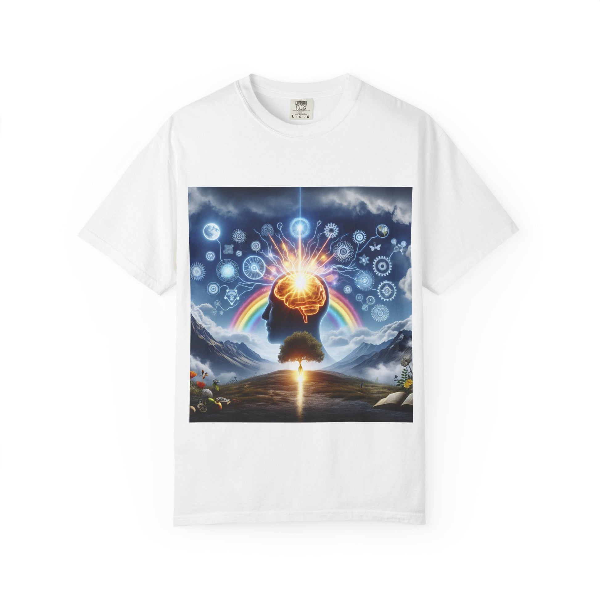 Mindset Is Everything T-Shirt | Unisex Garment-Dyed Tee for Positive Vibes, Spiritual Growth, Mindfulness, Gift for Him/Her