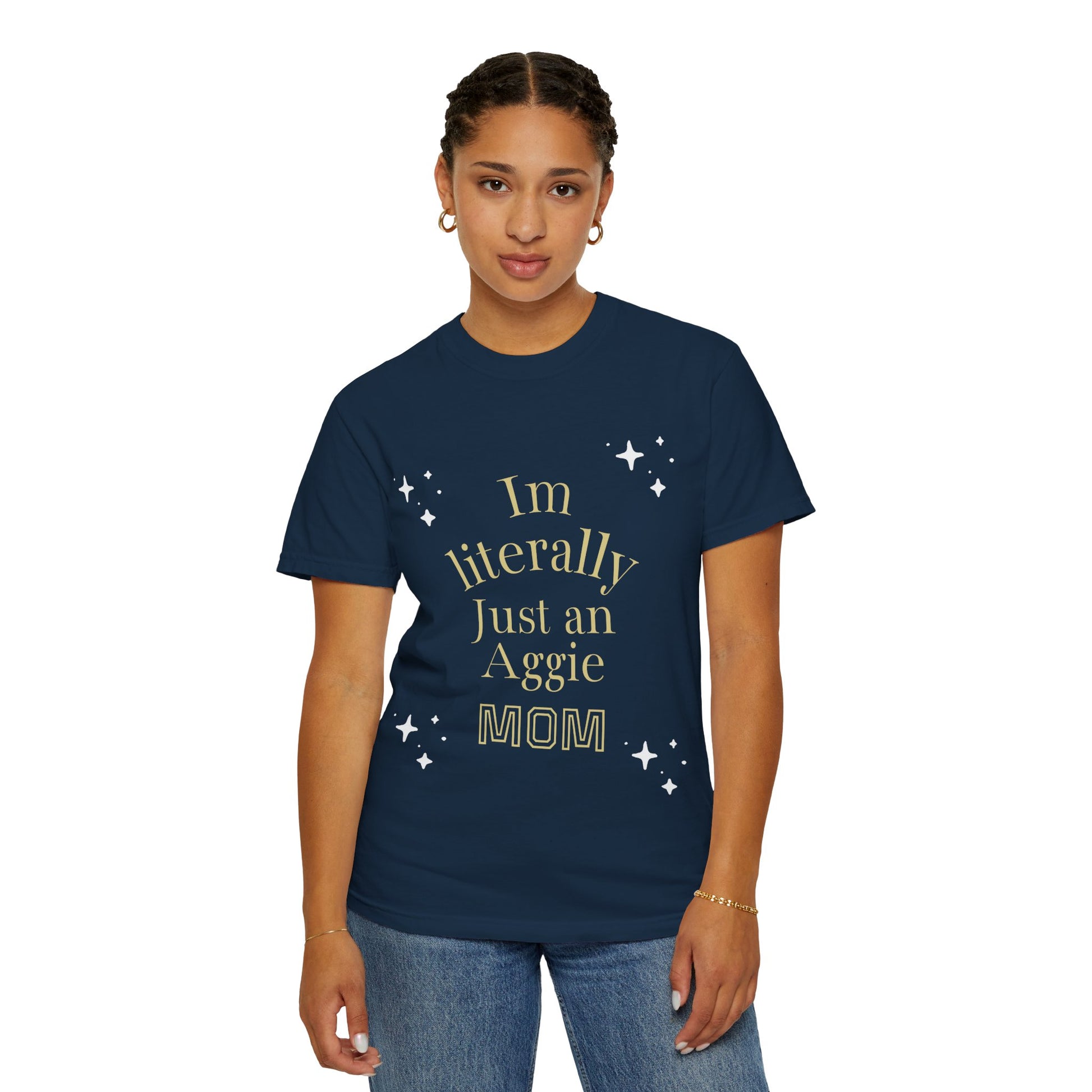 “I’m Literally Just an Aggie Mom” Tee 💙💛